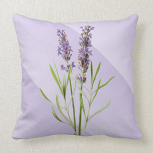 Lila Lavendel Sanft und Elegant Kissen