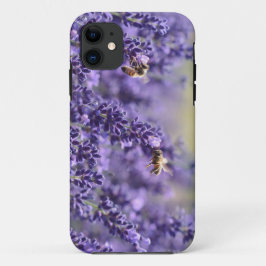 Lila Lavendel und Bienen iPhone Fall title_seo2