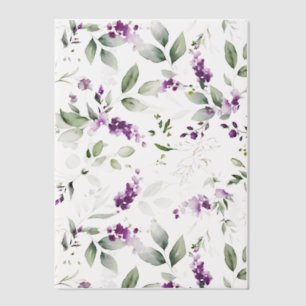 Lila Lavendel- und Grünflächen-Vellum Overlay
