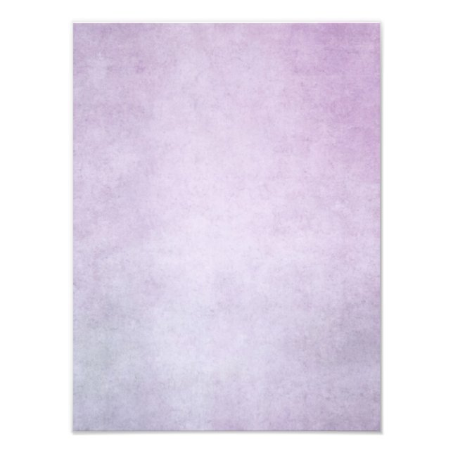 Lila Lavendel Wasserfarbe Personalisiert Hintergru Fotodruck (Vorne)
