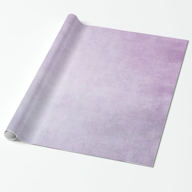 Lila Lavendelwatercolor-personalisierter Geschenkpapier (Ungerollt)