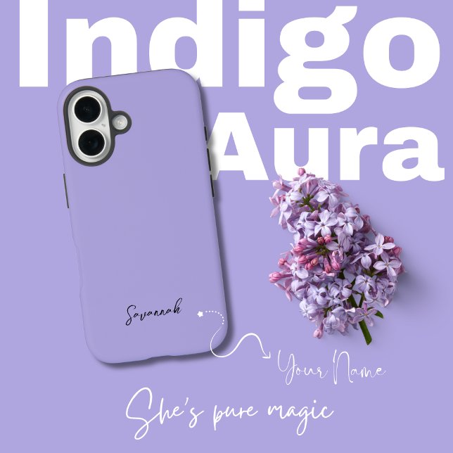 Lila Lavender Ästhetik Lilac iPhone 16 Hülle (Von Creator hochgeladen)