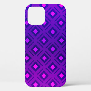 Lila Layout mit Linien, Rechteck. leuchtend Case-Mate iPhone Hülle