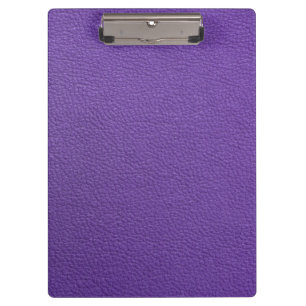 Lila Leder Klemmbrett