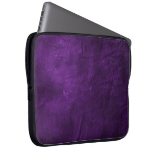 Lila Leder Laptopschutzhülle