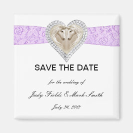 Lila Leerstelle speichern Magnet