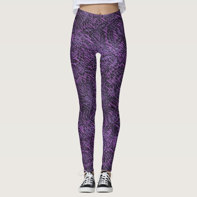 Lila Leggings (Vorderseite)