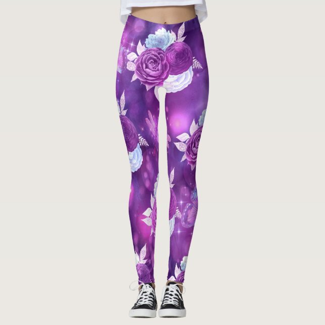 Lila Leggings (Vorderseite)