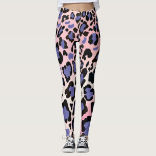 Lila Leggings für die Arbeit von Frauen - WILD CHE