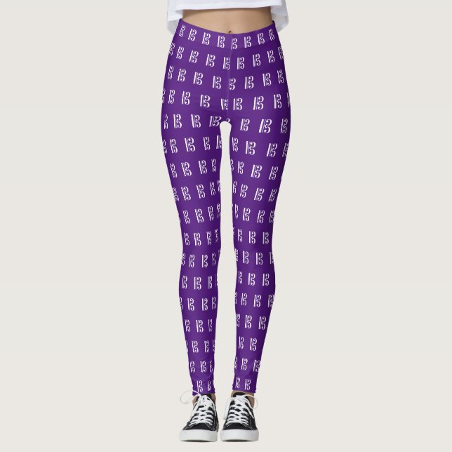 Lila Leggings von Alto Clef (Vorderseite)