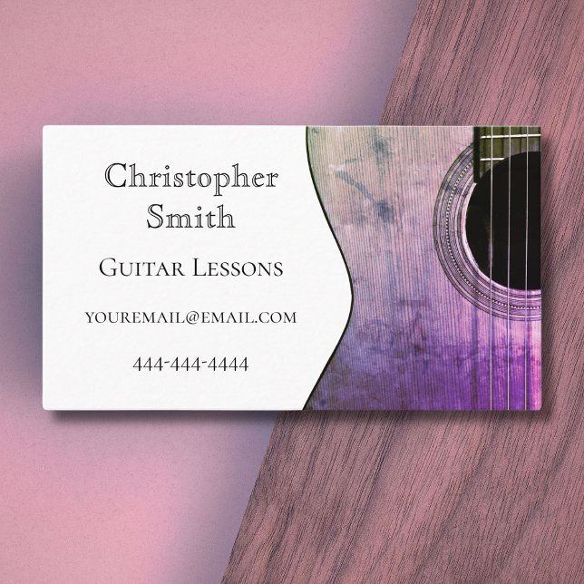 Lila Lehren aus dem Musikalinstrumentarium Visitenkarte (Von Creator hochgeladen)