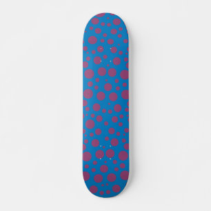 lila Leidenschaft Gefühl Blaumond Kreismuster Skateboard
