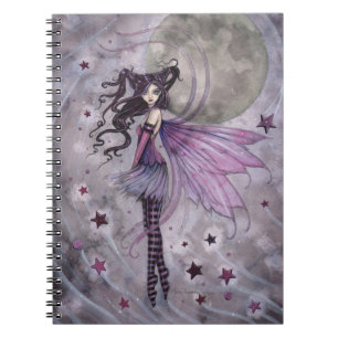 Lila Leidenschaft Gothic Feen Fantasy Kunst Notizb Notizblock