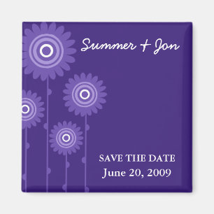 LILA LEIDENSCHAFT SAVE THE DATE MAGNET