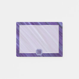 Lila Leidenschaft | Violet Lavendel Plum Brushstro Post-it Klebezettel