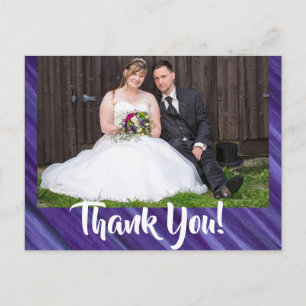 Lila Leidenschaft Violet Lavendel Plum Brushstro Postkarte