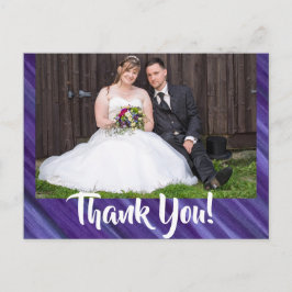 Lila Leidenschaft | Violet Lavendel Plum Brushstro Postkarte