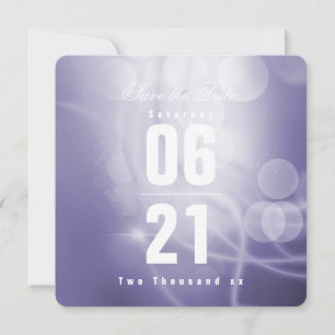Lila Leidensfeier Hochzeit  Save the Date
