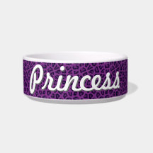 Lila Leopard-Druckkopfschale - Maßgeschneiderte