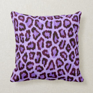 lila Leopard-Druckmuster - Wildfun Prock Kissen