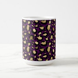 Lila Leopard/Gepard-Tasse Kaffeetasse