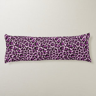 Lila Leopard-Haut-Druck Seitenschläferkissen