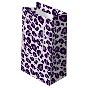 Lila Leopard Kleine Geschenktüte