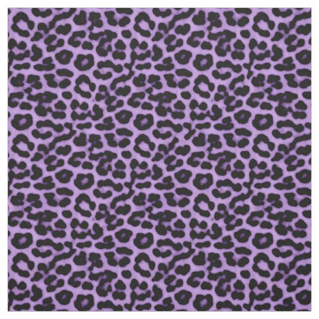 Lila Leoparden Druckmuster Stoff (Muster)