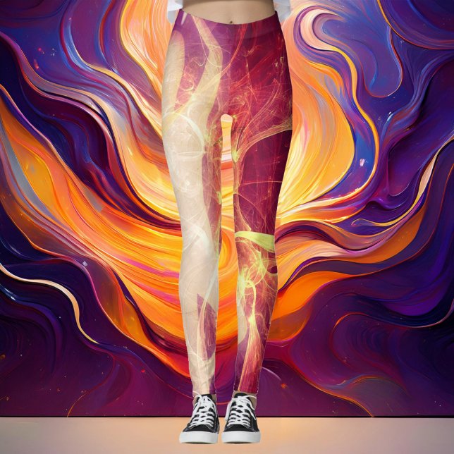 Lila Leuchtdichte Leggings (Von Creator hochgeladen)