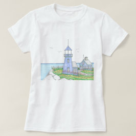 Lila Leuchtturm; Frauentrick; Beach Life T-Shirt