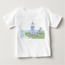 Lila Leuchtturm-Hemd; Baby