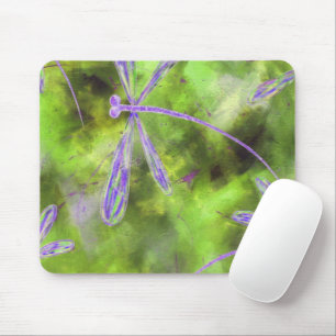 Lila Libellen auf Limon Mousepad