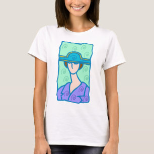 lila Libra-Frau der 1920er Jahre T-Shirt