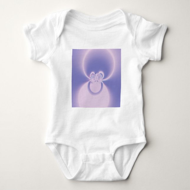 Lila Licht Baby Strampler (Vorderseite)
