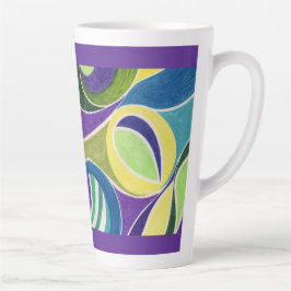 Lila Licht Milchtasse