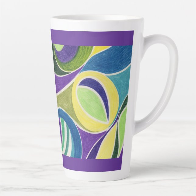 Lila Licht Milchtasse (Rechts)