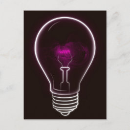 Lila Licht Postkarte