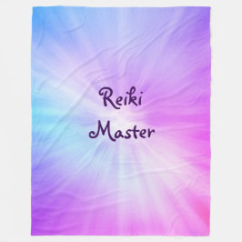 Lila Licht, Reiki Master Design Fleecedecke