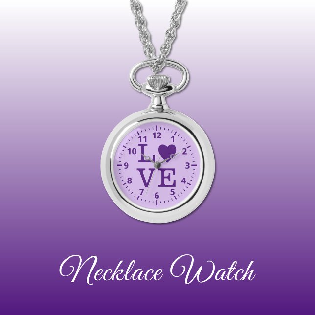 Lila Liebe Armbanduhr (Von Creator hochgeladen)