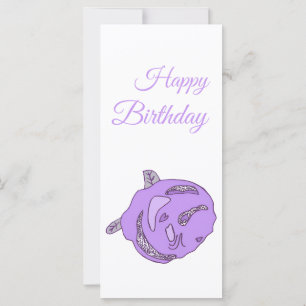 Lila-Liebesrose-Glücklicher-Geburtstag-Flachkarte