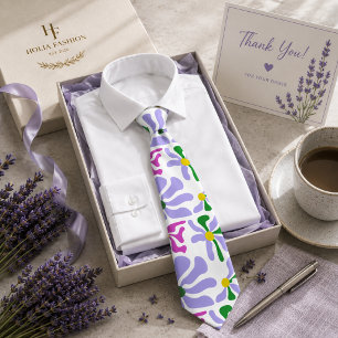 Lila-lila Halsband Krawatte