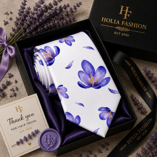 Lila-lila Halsband Krawatte