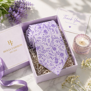 Lila-lila Halsband Krawatte