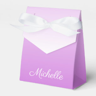 Lila lila ombre personalisierter Name Geschenkschachtel