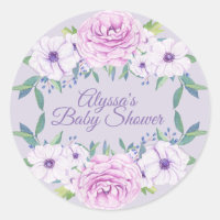 Lila Lilac Blume Babyduschklemme