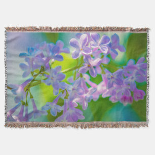 Lila Lilac-Blume Decke