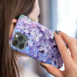 Lila Lilac Blume Floral iPhone 16 Hülle