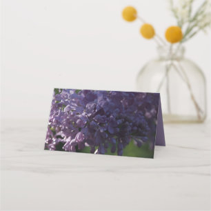 Lila Lilac-Blume Hochzeiten Wohltätigkeit Favorite Platzkarte