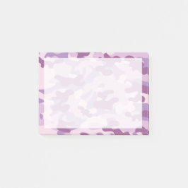 Lila Lilac Color Camouflage Muster Post-it Klebezettel