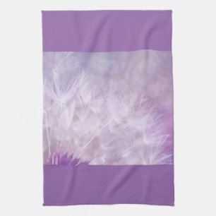Lila Lilac Dandelion Bohek Handtuch